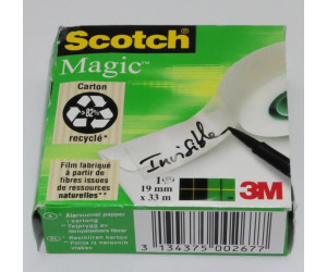 19 mm x 33 m Scotch Magic Klebeband Promotion 1 Rolle matt/unsichtbar 8 Rollen & M8111933 Removable Klebeband 19 mm x 32.9 m Transparenter & matter Klebefilm für den alltäglichen Gebrauch 