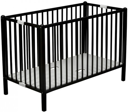 Combelle Lit pliant Roméo laqué noir