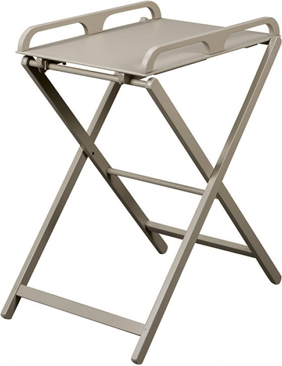 Combelle Table à langer pliante Jade laquée gris clair