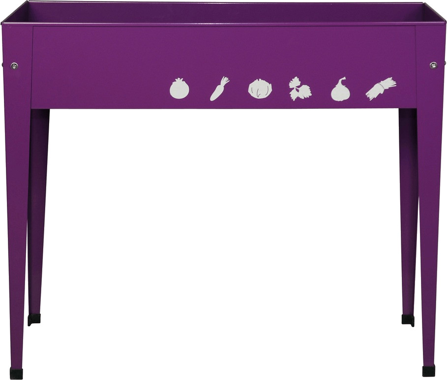 Herstera Parterre surélevé 100 x 40 x 84 cm violet