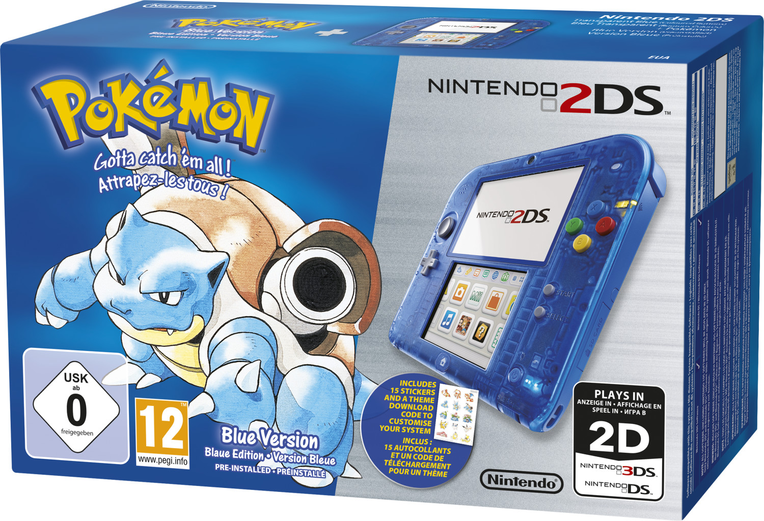 Nintendo 2DS + Pokémon Blaue Edition ab 769,00 € Preisvergleich bei