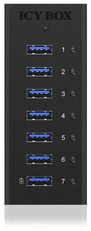 Raidsonic Icy Box 7 Port USB 3.0 Hub (IB-AC618)