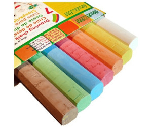 Strassenmalkreide Kinder 96 Stück Kreide 6 verschiedene Farben im Paket Malkreide