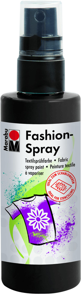 Marabu Peinture textile Fashion-Spray 100 ml noir au meilleur prix sur