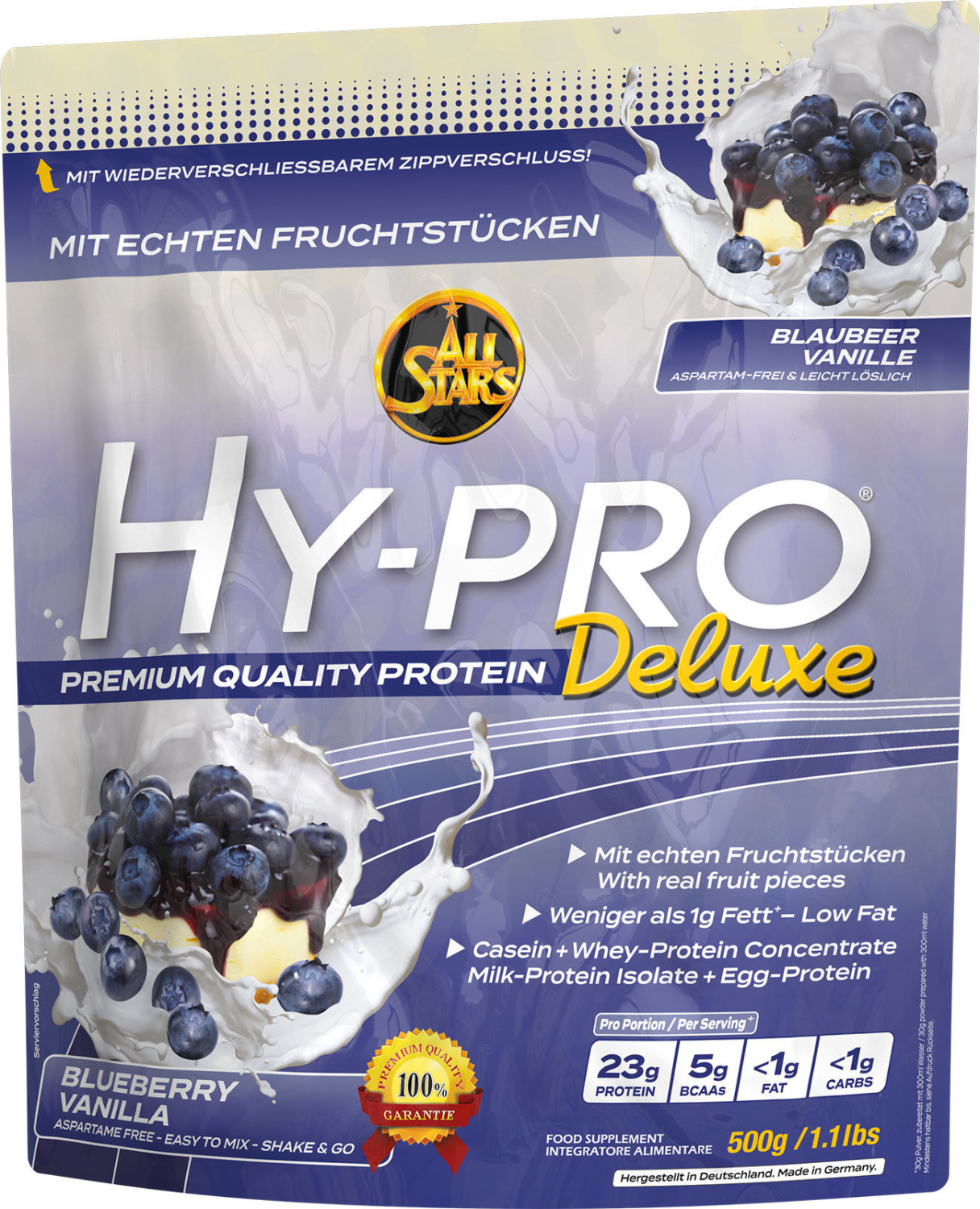 All Stars HY-PRO Deluxe 500g Blueberry Vanille ab 16,99 ...