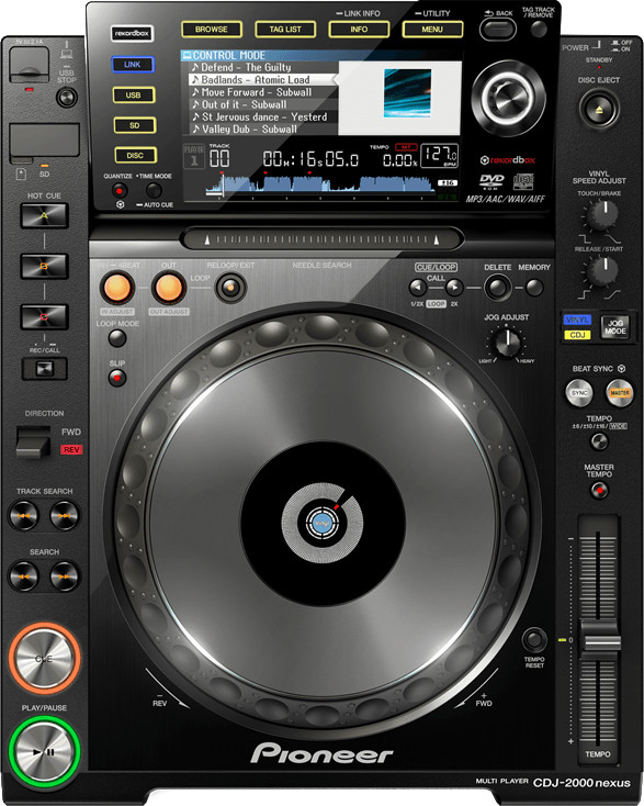 Pioneer CDJ 2000 NXS2 noir