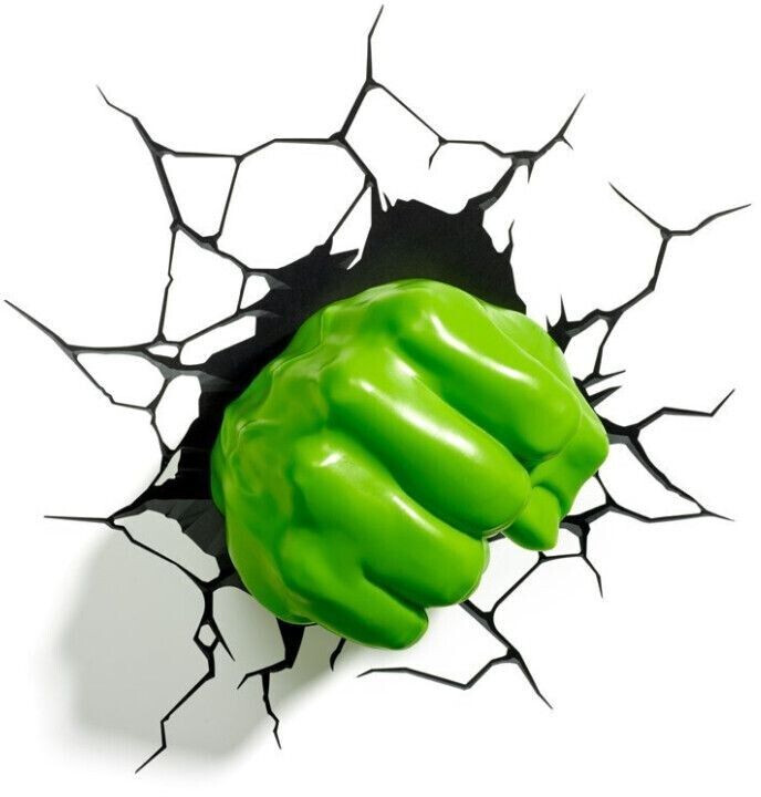 3DLight FX Applique murale LED 3D Marvel Point Hulk