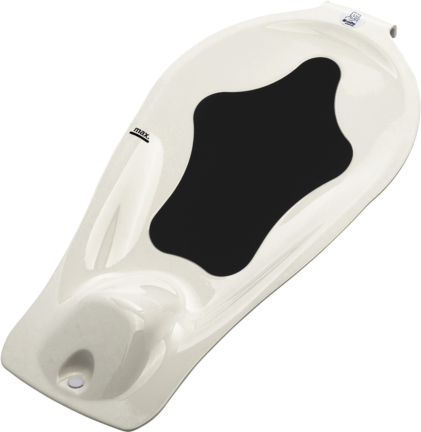 Rotho-Babydesign Élément pour baignoire Top blanc nacré
