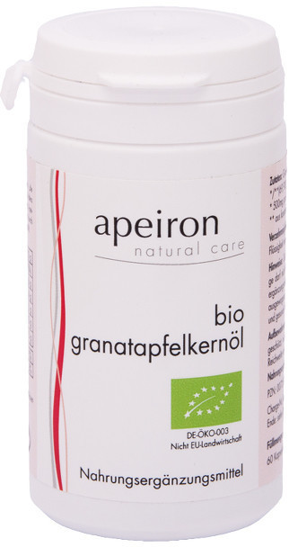 Apeiron Bio Granatapfelkernöl Kapseln (60 Stk.)