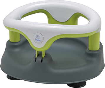 Rotho-Babydesign Baby Bath Seat Grey White Apple Green