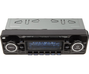 Caliber Autoradio Bluetooth CD - Autoradio Voiture USB - Auto Radio FM -  Autoradio 1 DIN - Radio Vintage Design - Noir