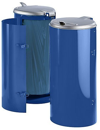 VAR Poubelle 120 L bleu