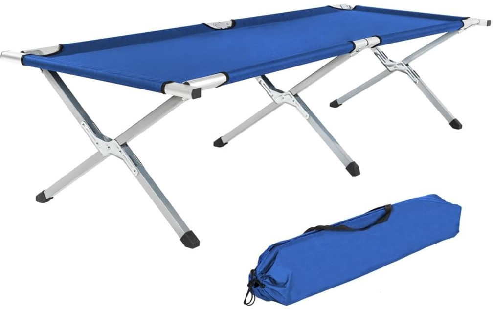 TecTake Lit de camp pliable XL