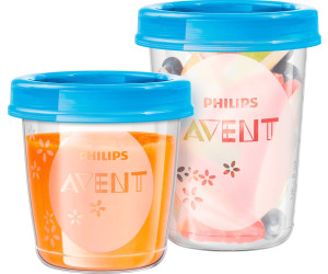 10x180 ml, 10x 240 ml 20er Philips Avent Aufbewahrungsbecher für Babynahrung 