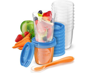 Pots Conservation Repas Bebe Philips Avent Scf721 Couvercles Cuillere Sevrage Autres Gobelets Bols Ustensiles