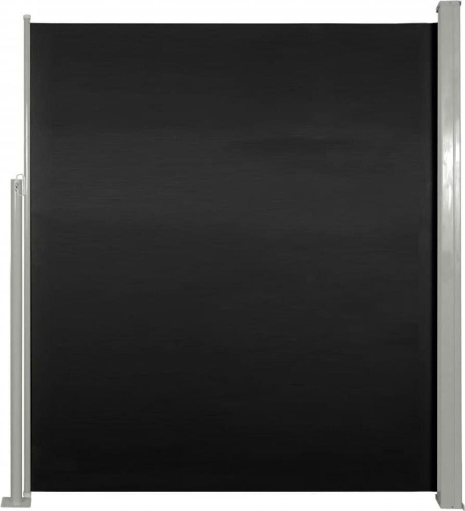 VidaXL Brise-vue rétractable 300 x 160 cm noir