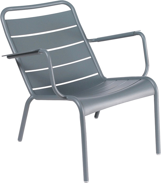 Fermob Fauteuil bas Luxembourg Gris orage