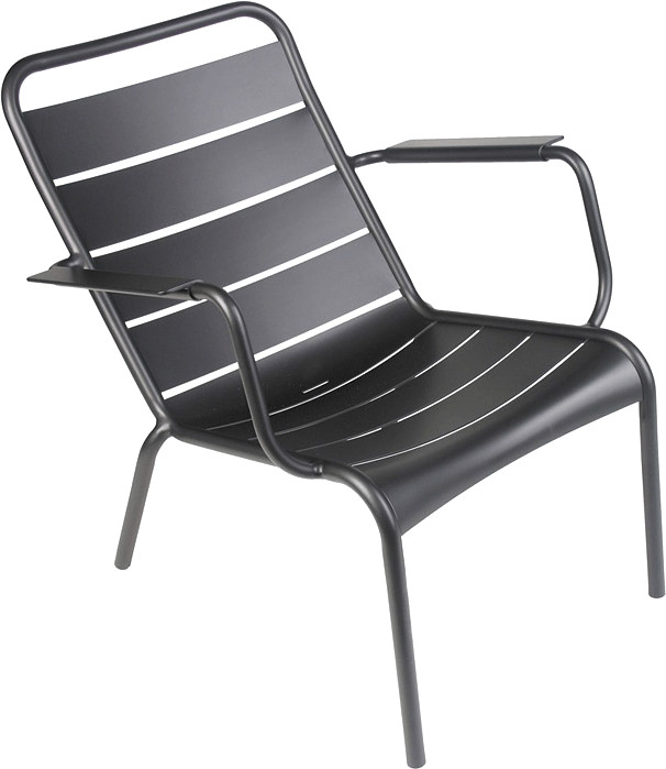 Fermob Fauteuil bas Luxembourg Réglisse