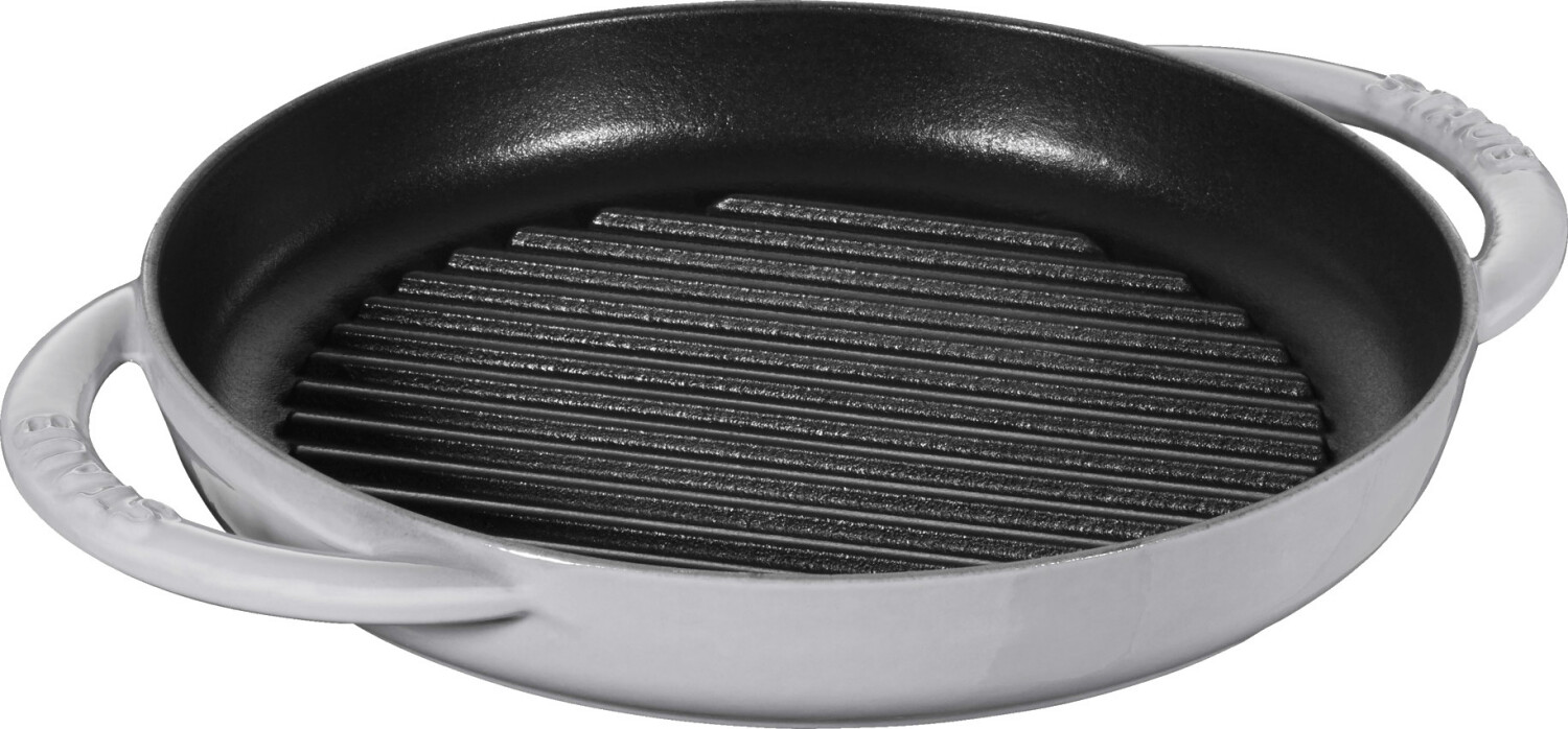 Staub Poêle gril Ø 22 cm gris