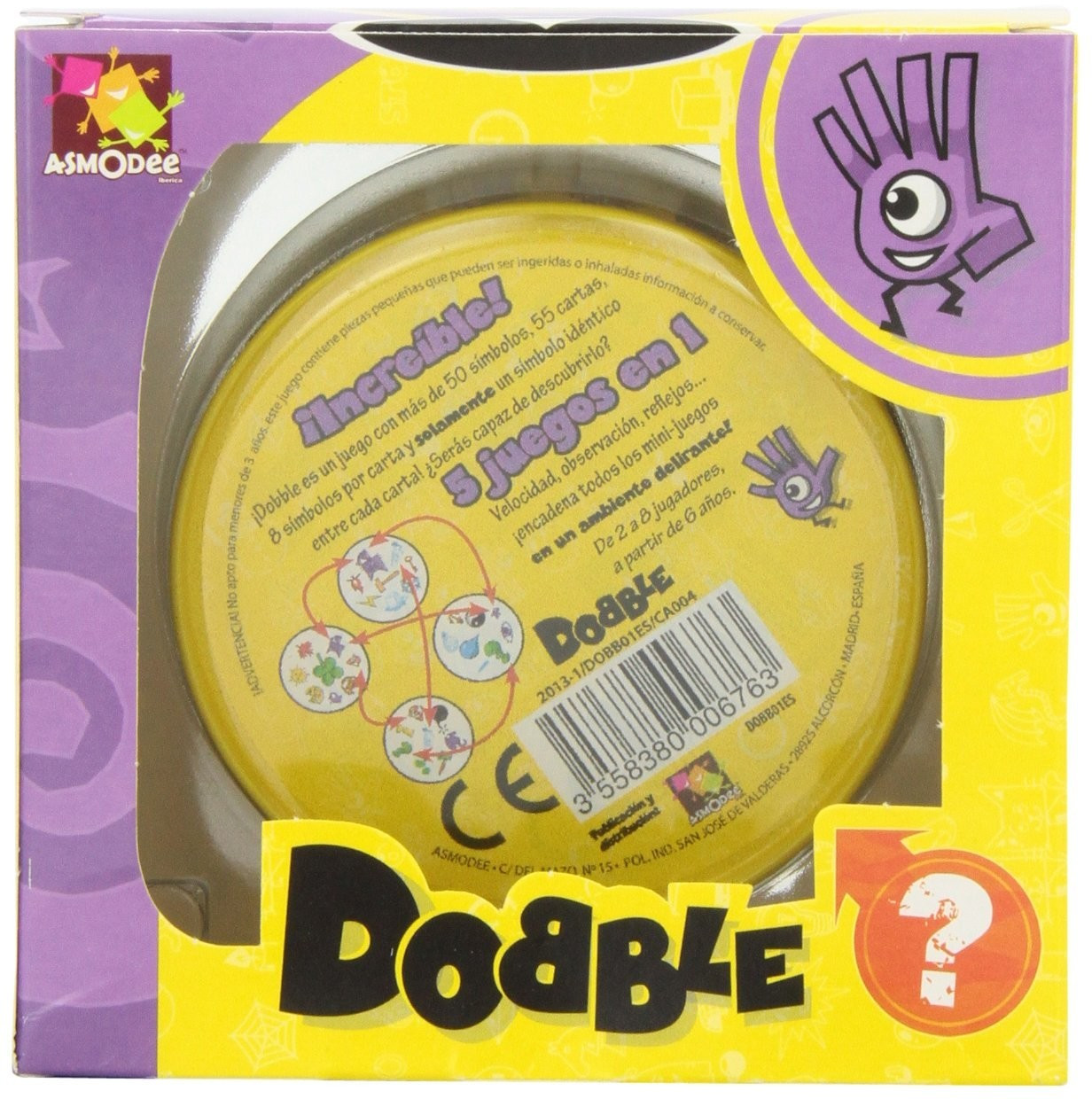 Dobble - Juego de Cartas en Español : : Juguetes y juegos