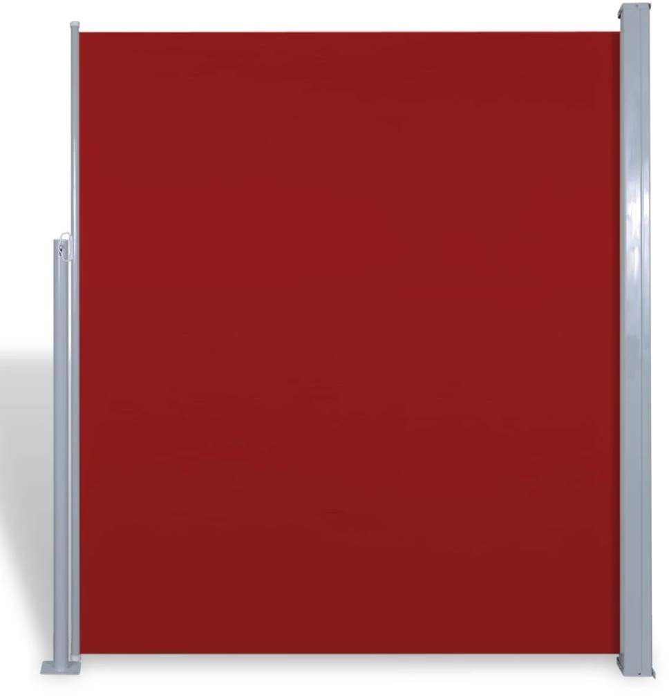 vidaXL Brise-vue rétractable 300 x 180 cm rouge