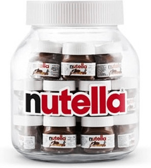 Ferrero Nutella Preisvergleich ab 49,90 bei (21x30g) | XXL Jar Minigläser Big €