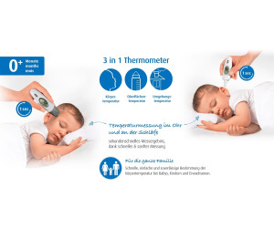 REER SkinTemp kontaktloses Fieberthermometer Infrarot-Thermomer 98020 