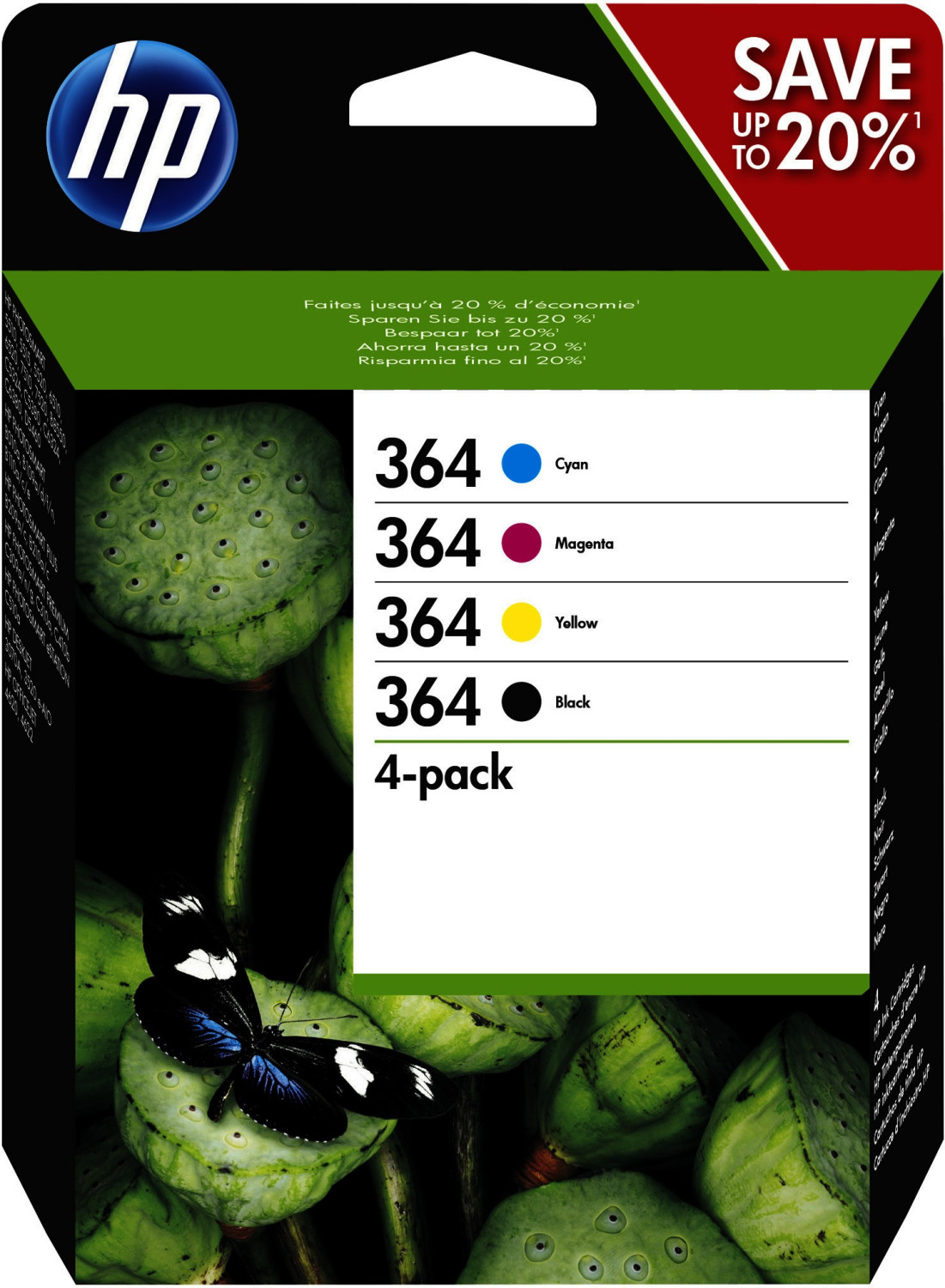 HP Nr. 364 Multipack 4-farbig | Preisvergleich € 2024 (Februar (N9J73AE) 41,28 Preise) bei ab