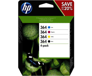 Soldes HP Nr. 364 Multipack 4 couleurs (N9J73AE) 2024 au meilleur
