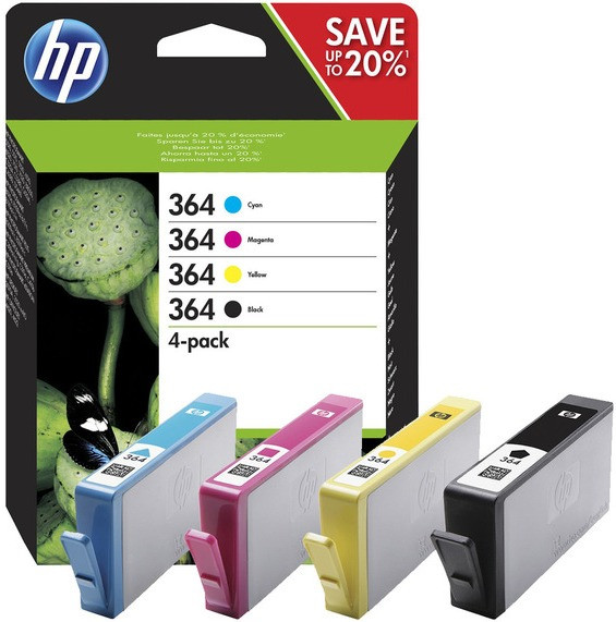 Soldes HP Nr. 364 Multipack 4 couleurs (N9J73AE) 2024 au meilleur prix sur