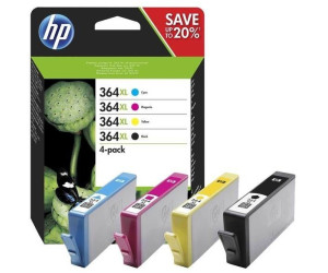 Soldes HP Nr. 364XL Multipack 4 couleurs (N9J74AE) 2024 au
