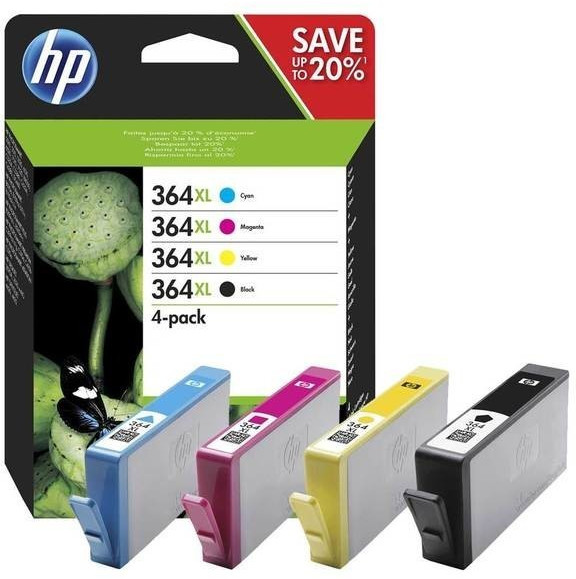 Soldes HP Nr. 364XL Multipack 4 couleurs (N9J74AE) 2024 au meilleur prix  sur