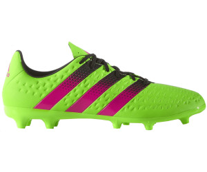 Adidas Ace 16.3 FG Men solar greenshock pinkcore black ab Beste Qualität Adidas Ace 16.3 Kunstrasen sportschuhe Herren