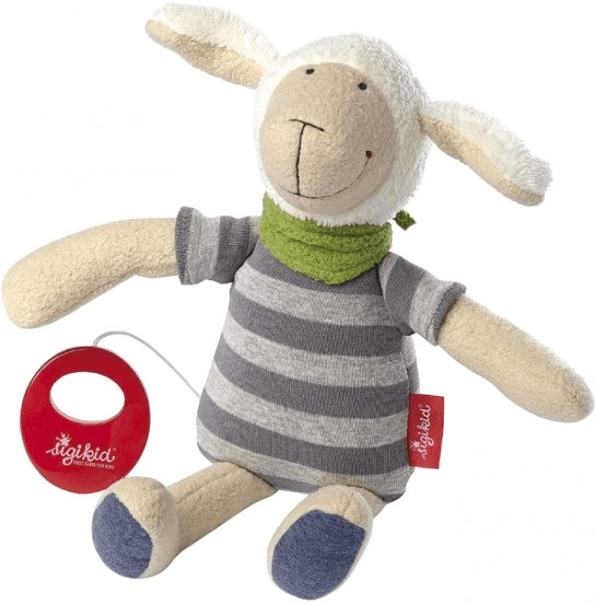 Sigikid Peluche musicale Schaf Schön