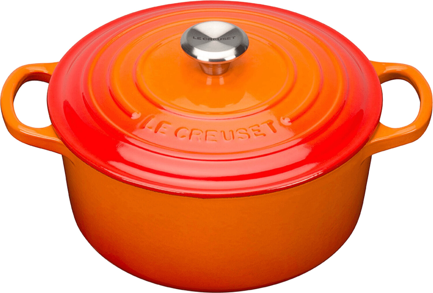 Photos - Stockpot Le Creuset Signature Round Casserole Dish 18 cm Oven Red 