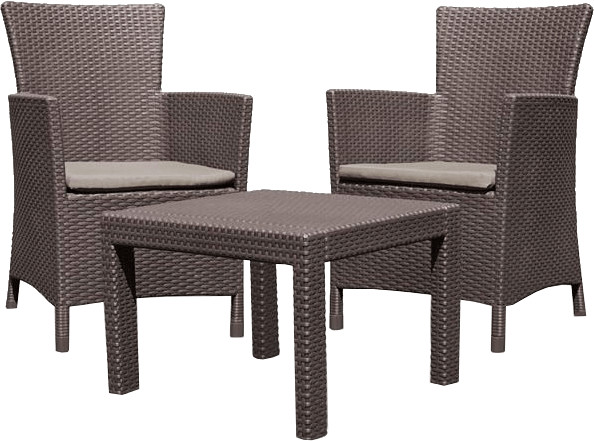 Allibert Rosario Balcony Set Cappuccino