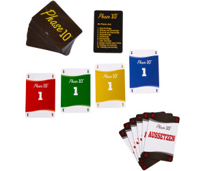 Phase 10 Kartenspiel und Gesellschaftspiel geeignet für 2 Mattel Games FPW38