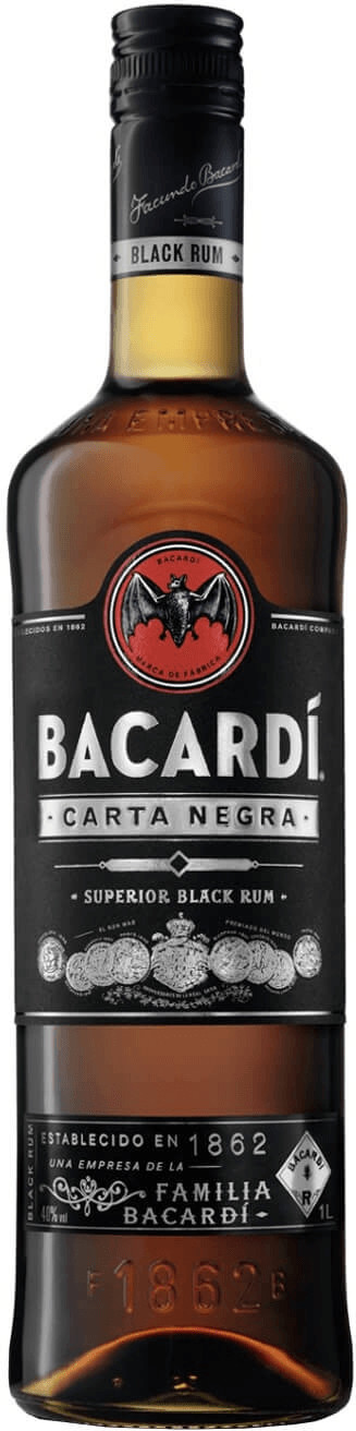 Bacardí Carta Negra Black 1 L 40 %