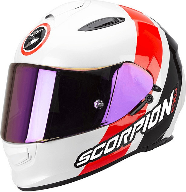 Scorpion Exo-510 Air Hero blanc/rouge
