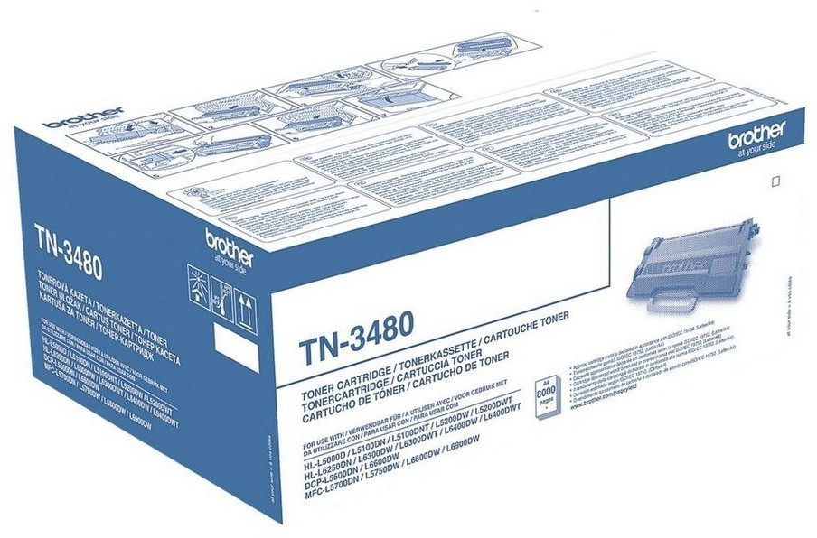 Q-Connect Brother TN3480 Toner Cartridge Black TN-3480-COMP