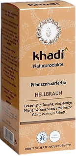 Khadi Herbal hair colour light brown (100g)