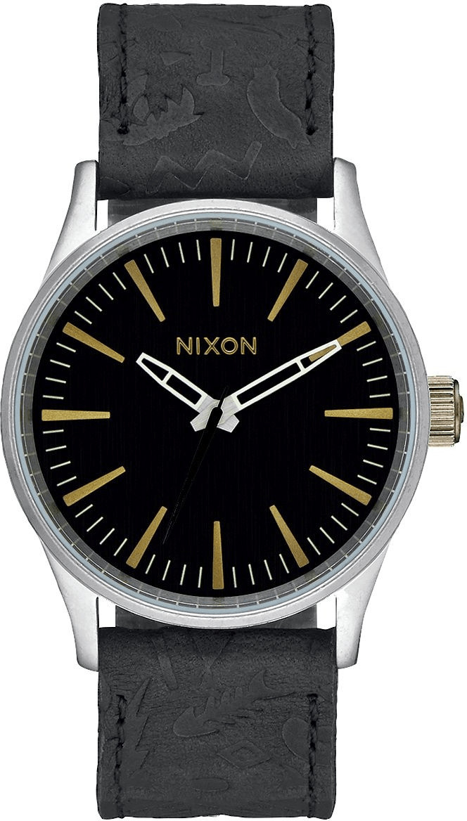 Nixon Sentry 38 black/brass (A377-2222)