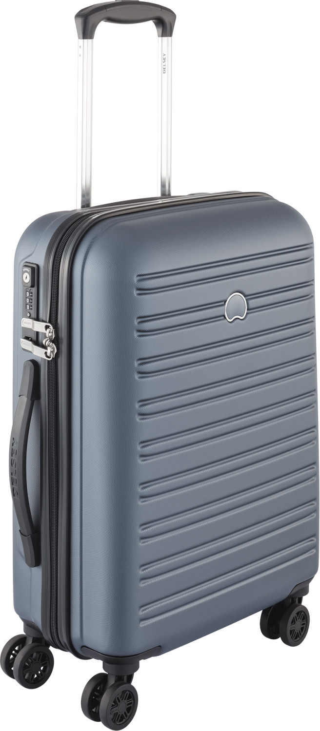 Delsey Segur 4 Wheel Trolley Slim 55 cm blue