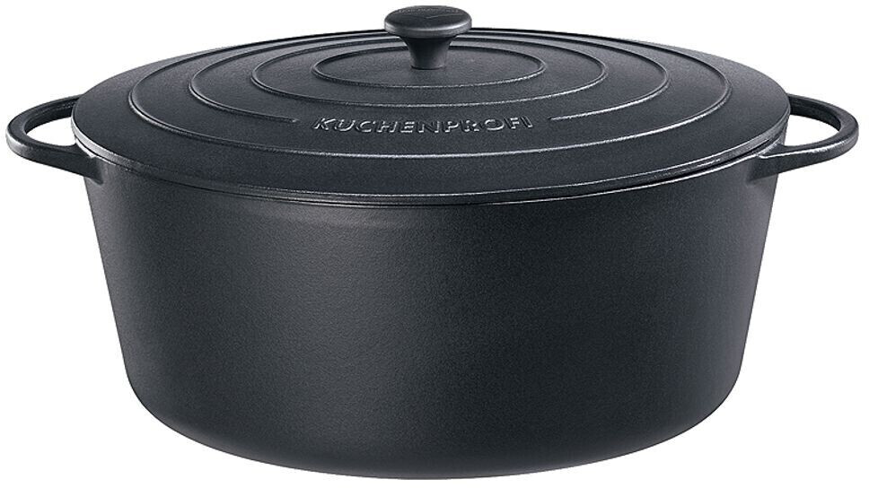 Küchenprofi Porvence, faitout oval 40 cm noir