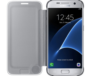 Samsung Étui Clear View (Galaxy S7) argent au meilleur ...