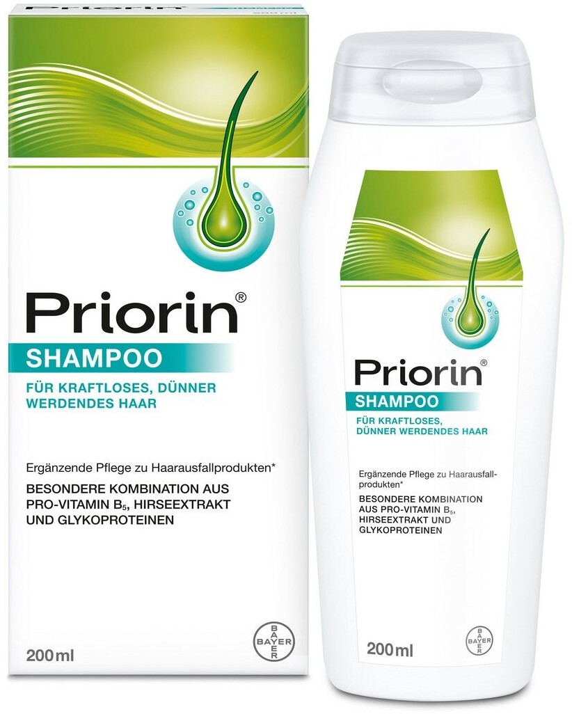 Shampooing Priorin 200 Ml - Pour Cheveux Fins Et Clairsemés, Fabriqué En Allemagne