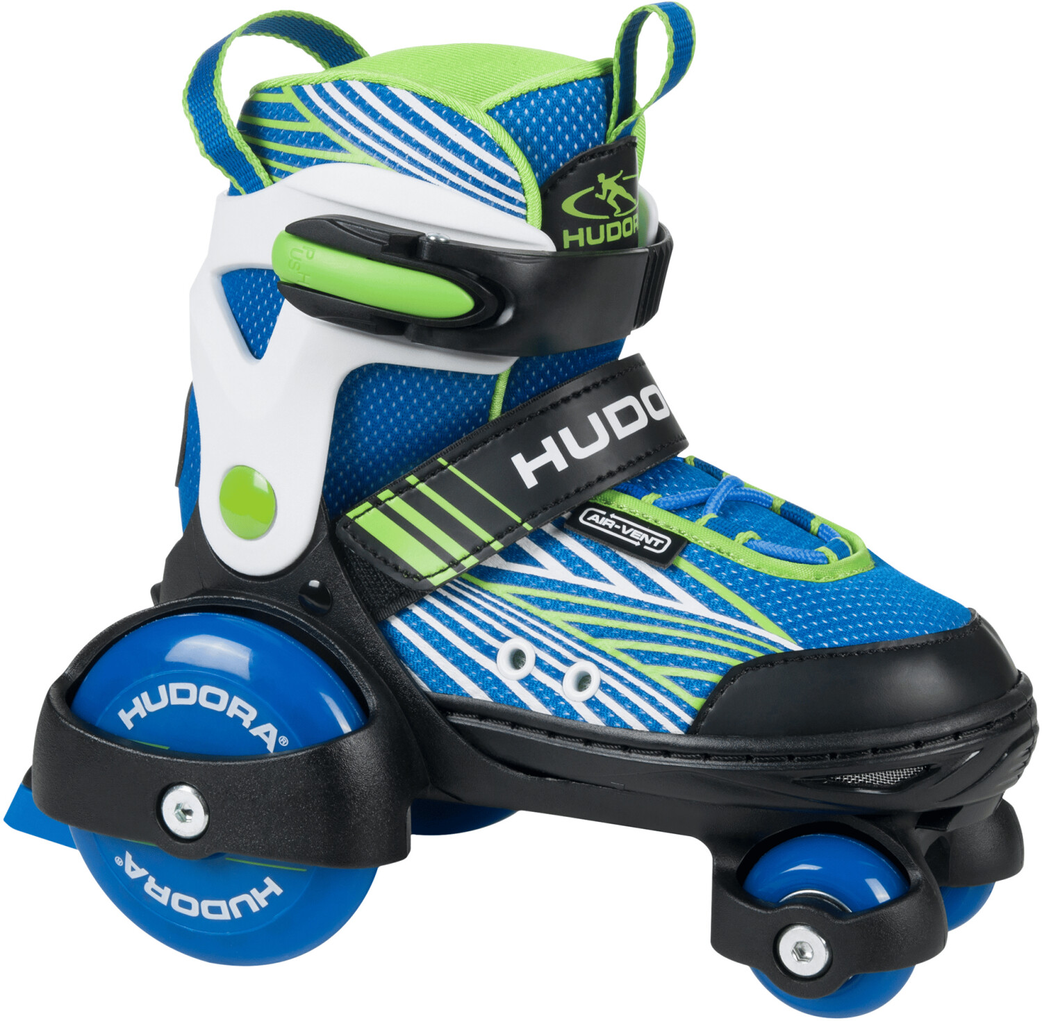 Rollers Réglables HUDORA Pour Enfants - Avec LED, 4 Tailles, Jusqu'à 20 Kg, Confortables Et Sécurisés