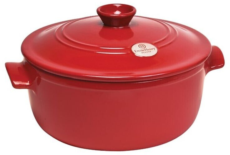 Emile Henry Flame Faitout rond 28 cm grenadine