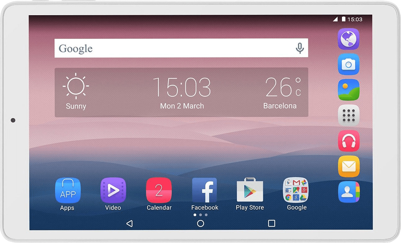 Alcatel One Touch Pixi 3 10 blanc