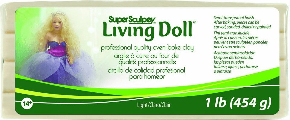 Polyform Super Sculpey Living Doll 454 g